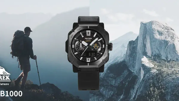 Casio PRO TREK PRW-B1000 Channels Yosemite Rock Spirit with Tough Solar Precision