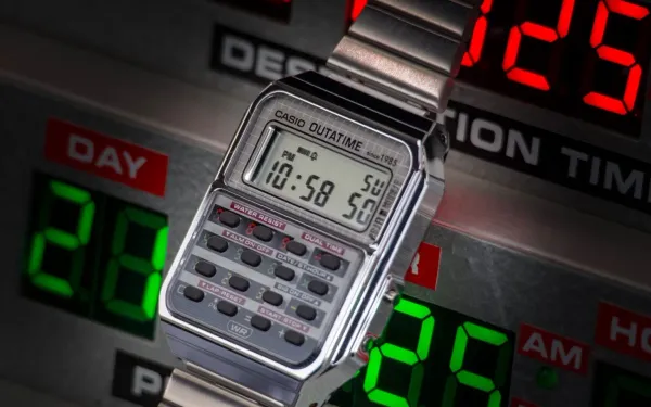 Casio’s Back to the Future Watch Is a Retro Time Machine for Your Wrist and Your Feels