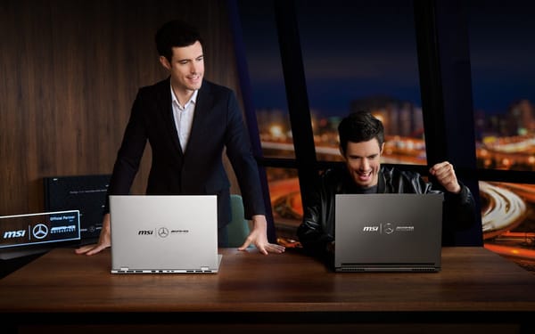 This Mercedes-AMG x MSI Laptop Collab Blends Racing DNA with AI Power